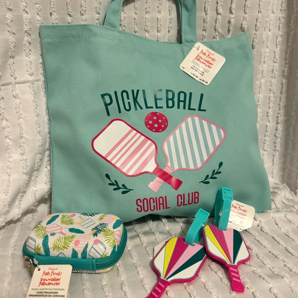 Pickleball‎ Social Club Tote Bag and Accessories